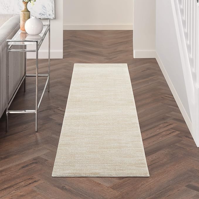 Nourison Home Nourison Essentials Ivory Beige 2' x 6' Area Rug by NourisonHome