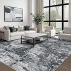 pmtsns Area Rugs 8x10 for Living Room: Washable Rug Modern Abstract Neutral - Image 6