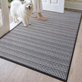 DEXI Ultra Thin Door Mat Indoor Entrance 36x56, Non Slip Rubber Backed Entryway by DEXI