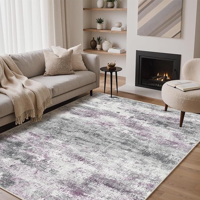 BEIMO Area Rugs 5x7 for Living Room Bedroom, Modern Abstract Machine Washable - Image 2