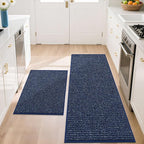 BEQHAUSE Kitchen Rugs and Mats 2PCS, Non-Slip Kitchen Mats by BEQHAUSE