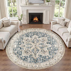 Tortania 10' Round Area Rug Living Room Rugs - Image 6