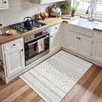 Miukiki 2x3 Entryway Rug Moroccan Washable Non Slip Indoor Floor Carpet - Image 5
