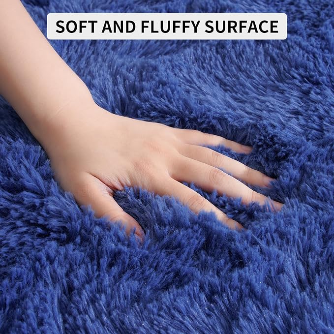 Tepook Super Soft Fluffy Rug for Bedroom, Modern Shaggy Fuzzy Kids Rugs for - Image 6