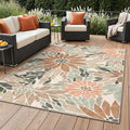 GENIMO Indoor Outdoor Area Rug 5'x7', Machine Washable Rugs by GENIMO