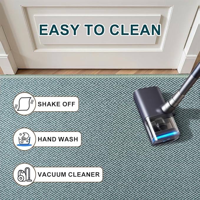 Ultra Thin Door Mat Indoor Entrance 24"x47", Low-Profile Indoor Door Mat - Image 5
