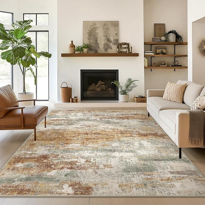 BEIMO Area Rugs 8x10 for Living Room Bedroom, Modern Abstract Machine Washable by BEIMO