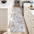Runners for Hallways Ultra Non-Slip 2x8 Washable Kitchen Rug Abstract Tear and - Image 8