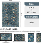 DUKINO 6x9 Rug, Washable Animal Living Room Rug - Image 2
