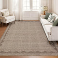 GarveeHome Scalloped Washable Rugs 9x12 Rug by GarveeHome