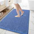 OLANLY Large Bathroom Rugs 59x35, Soft Absorbent Chenille Bath Rugs, Rubber by OLANLY