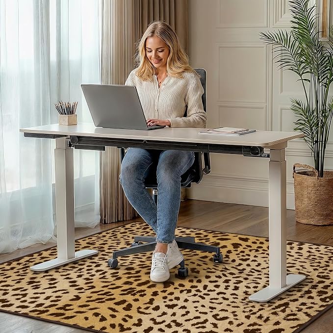 36"x48" Office Chair Mat for Hardwood Tile Floor, Under Desk Carpet Protector - Image 2