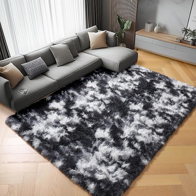 ONASAR 8x10 Area Rugs for Living Room, Soft Plush Thick Shaggy Big Floor Carpet - Image 4