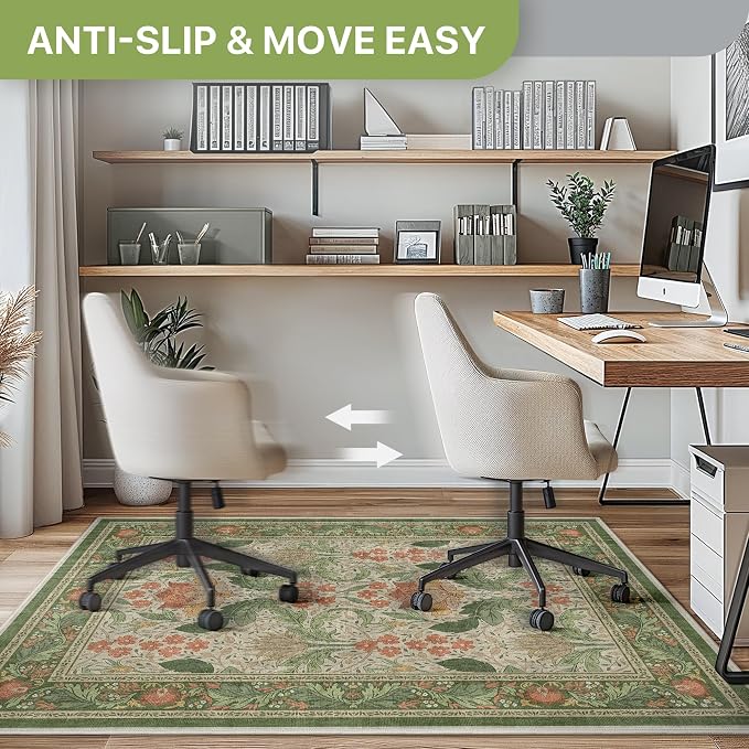 48"x72" Office Chair Mat for Hardwood Tile Floor, Under Desk Carpet Protector - Image 5