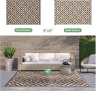 GENIMO Outdoor Rug for Patio Clearance, Reversible Plastic Straw Rugs for RV - Image 3