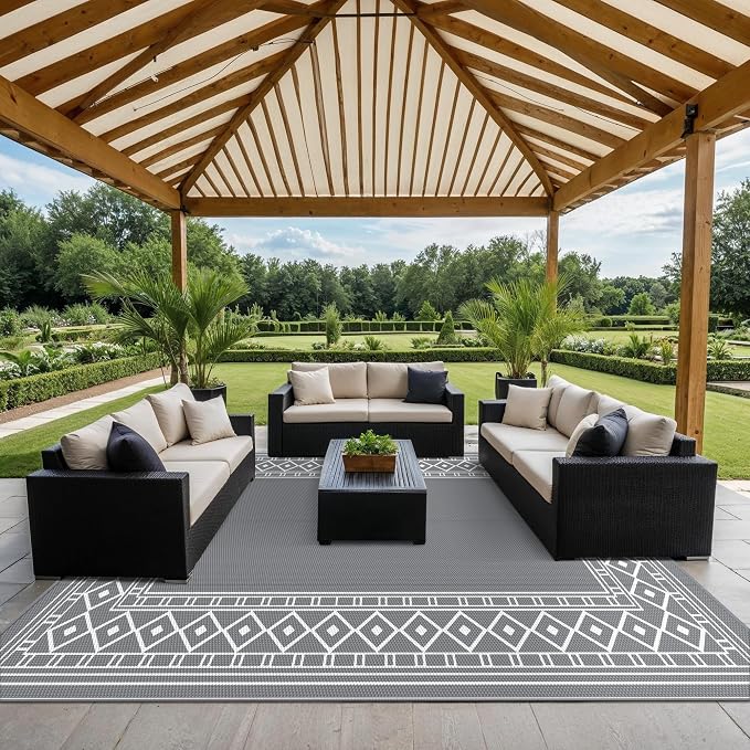 GENIMO Outdoor Rug Waterproof Area 10'x14' - Image 3