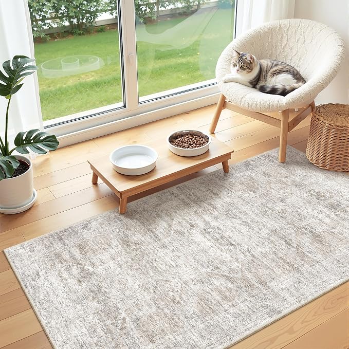 2x4 Washable Rug Runner for Bathroom, Soft Entryway Rug for Laundry Room - Image 4