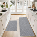 COSY HOMEER Soft Kitchen Rugs for in Front of Sink Super Absorbent Kitchen by COSYHOMEER