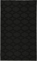 Garland Rug Sparta Non Slip Polypropylene 3 Ft. X 5 Ft. Black Area Rug- Ideal by Garland+Rug