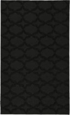 Garland Rug Sparta Non Slip Polypropylene 3 Ft. X 5 Ft. Black Area Rug- Ideal by Garland+Rug