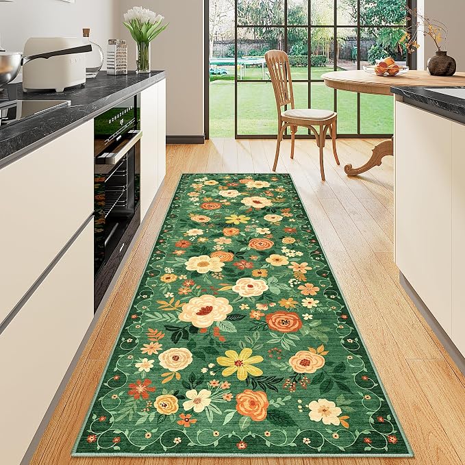DUKINO Runner Rug, 2.6x8 Kitchen Rug by DUKINO