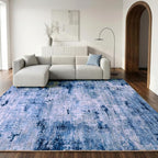 Washable Area Rug, Stain-Resistant & Pet-Friendly, 0.26 Inch Low Pile Carpet by Cnythlis