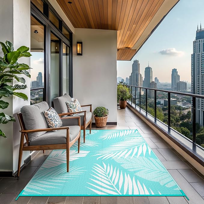 GENIMO Outdoor Rug 8' x 10' Waterproof - Image 4