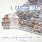 IOHOUZE Abstract Area Rugs 6x9 Ft Washable Rugs - Image 6