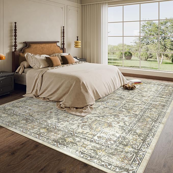 zesthome 8x10 Area Rugs for Living Room, Non-Slip Backing Washable Rugs - Image 9