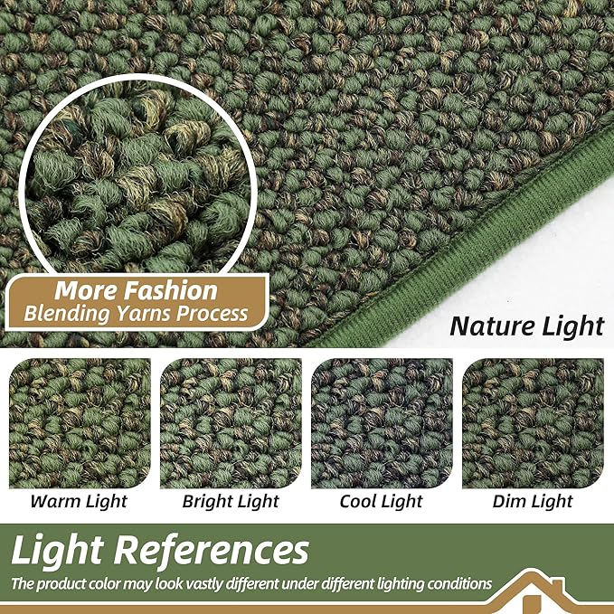 BEQHAUSE Dirt Trapper Door Mat 36" x 60", Non-Slip Washable Doormats Entrance - Image 5