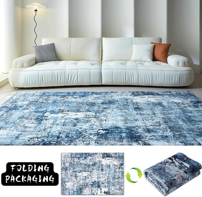 Rugcomf 6x9 Washable Bedroom Boho Rug - Image 5
