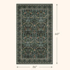 3x5 Washable Area Rugs for Entryway Indoor, Large Kitchen, Low Pile Rugs for - Image 2