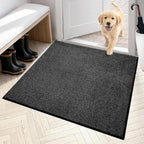 PURRUGS Dirt Trapping Door Mat 36" x 36", Non-Slip Machine Washable Entryway Rug by PURRUGS