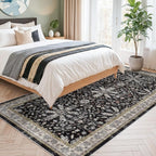4x8 Rug Washable for Entryway Kitchen – Non-Slip Rubber Backed Area Rug for - Image 4
