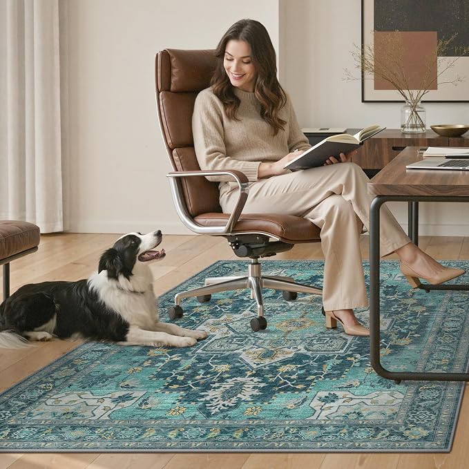 36"x48" Office Chair Mat for Hardwood Tile Floor, Under Desk Carpet Protector - Image 7