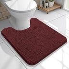 OLANLY Toilet Rugs U-Shaped 20x20, Extra Soft Absorbent Chenille Contour by OLANLY