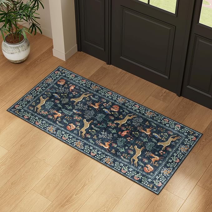 DUKINO 2x4 Rug for Hallway, Washable Kitchen Runner Rug - Image 4