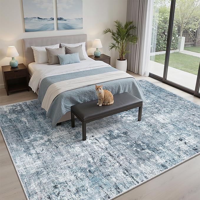 Soalmost Area Rug 6x9 Abstract Rugs - Image 3