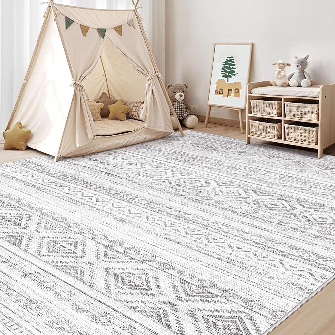 cotiled 10x14 Area Rugs Living Room Rug: Washable Boho Rugs - Image 7