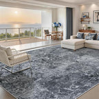 10x14 Area Rugs for Living Room Rug Washable: Abstract Large Rug Indoor Modern - Image 3
