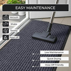 4 Pack Grey Commercial Door Mat 3'x6' Heavy Duty Industrial Floor Mat - Image 3