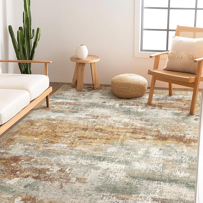 BEIMO Area Rugs 9x12 for Living Room Bedroom, Modern Abstract Machine Washable - Image 3