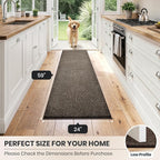 PURRUGS Dirt Trapping Door Mat 24" x 59", Non-Slip Machine Washable Entry Rug - Image 8