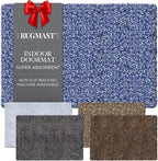 Premium Microfiber Indoor Door Mat – 32"x48" Washable Entry Mat, Waterproof by RugMast