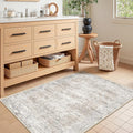 3x4 Washable Area Rug for Entryway, Soft Kitchen Rugs Non Slip for Dining Room by Restydon