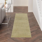 Nourison Home Nourison Essentials Green Gold 2'2" x 10' Area Rug by NourisonHome