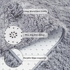 Chicrug Soft Area Rugs for Bedroom Living Room Plush Fluffy Rug 6x9 Feet - Image 7