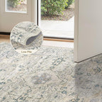 cotiled 3x5 Area Rug Machine Washable Vintage Carpet - Image 4