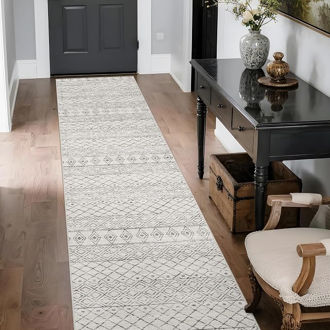 Hallway Runner Rug 2x10: Washable Non-Slip Moroccan Carpet - Image 2