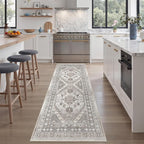 zesthome 2x6 Runner Rug for Hallways, Machine Washable Rug, Non Slip Vintage - Image 8